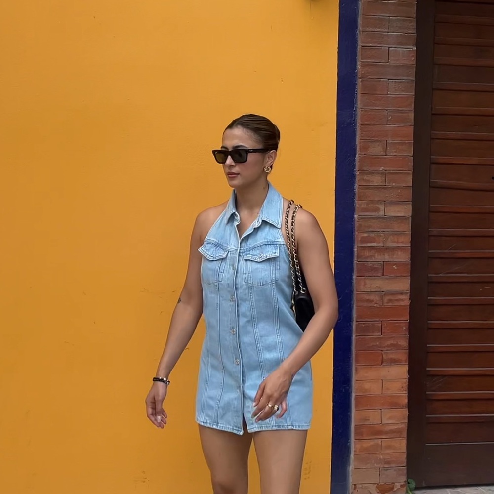 Denim summer dress